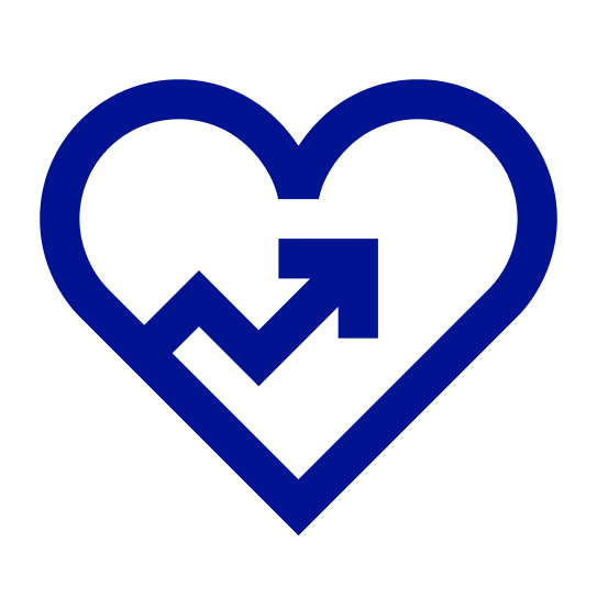 Icono de salud financiera.