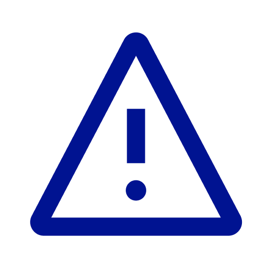 Icono de advertencia.